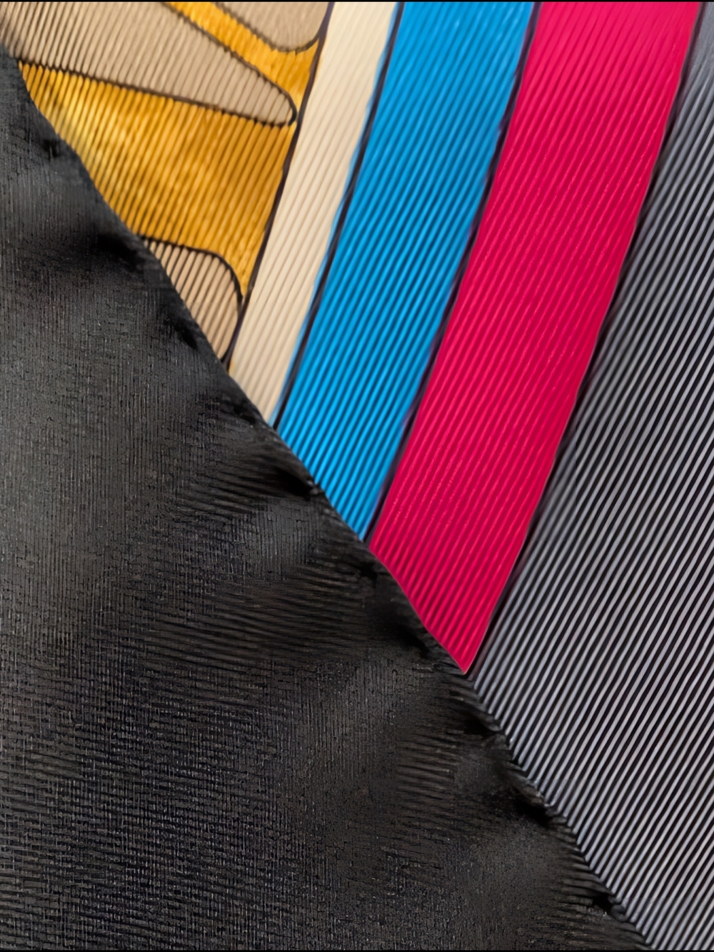 Hermes Multicolor Silk Scarf with Clockwork Motif - Picture 10 of 12
